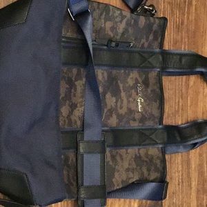 Robert Graham Blue Fielding Camo Medium Bag